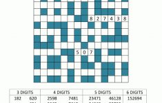 Printable Number Puzzle