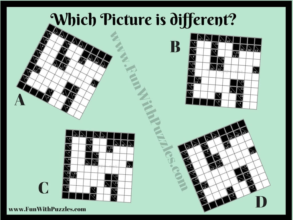 Printable Odd One Out Kakuro Picture Puzzle-Fun With Puzzles - Printable Puzzles Kakuro