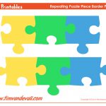 Printable Puzzle Piece Border – Tim's Printables   Printable Puzzle Paper