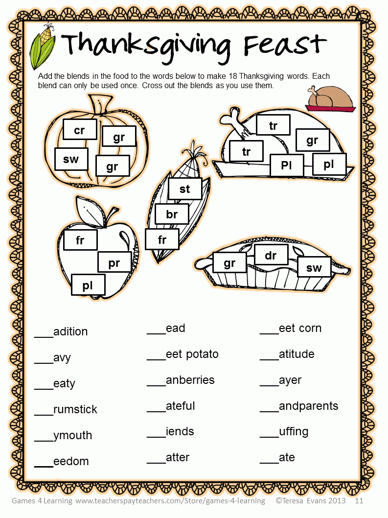 Printable Puzzles For Thanksgiving – Happy Easter &amp;amp; Thanksgiving 2018 - Printable Thanksgiving Puzzles For Adults