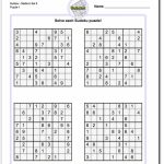 Printable Sudoku 4 Per Page | Printable Sudoku Free   Printable Sudoku Puzzles 6 Per Page