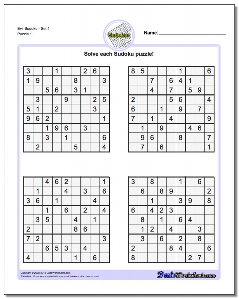 Printable Sudoku Free Printable Puzzles By Krazydad Printable 