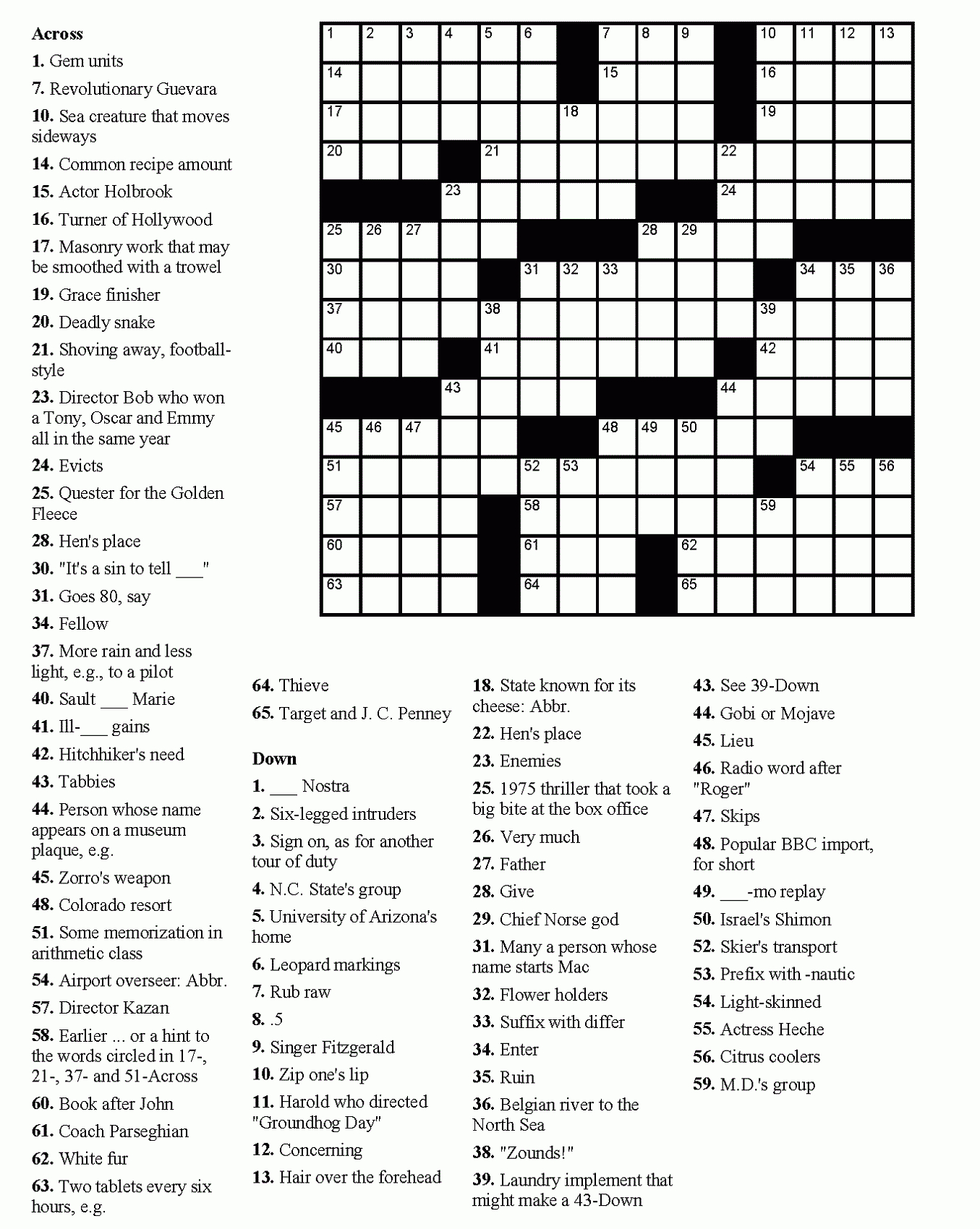 Printable Word Games For Seniors With Dementia - Free Printable Crossword Puzzles For Seniors