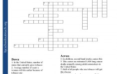 Printable Worksheets – Printable Stress Management Crossword Puzzle