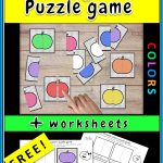 Pumpkin Colors Puzzle Game For K   Grade 1 | Best Of Planerium   K Print Puzzle