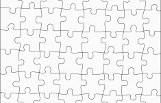 Printable 8X10 Puzzle Template