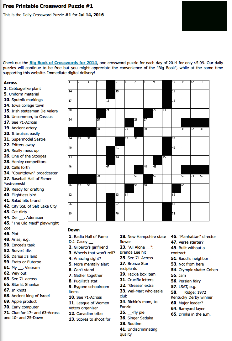Puzzles For W/e July 15-17 Number Search/sudoku/word Search - Anatomy Crossword Puzzles Printable