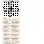 Quick Crossword #30 | New Scientist   Printable Quick Crossword