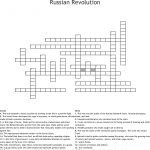 Russian Revolution Crossword   Wordmint   Printable Russian Crosswords