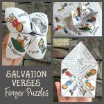 Salvation Verses Finger Puzzle   Path Through The Narrow Gate   Printable Christmas Finger Puzzle With Bible Verses
