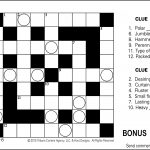 Sample Of Horizontal Sunday Jumble Crosswords | Tribune Content   Printable Jumble Crossword Puzzles