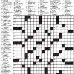 Sample Of Los Angeles Times Sunday Crossword Puzzle | Tribune   Usa Today Printable Crossword Puzzles 2015