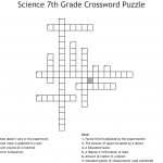 Science 7Th Grade Crossword Puzzle Crossword   Wordmint   Crossword Printable 7Th Grade