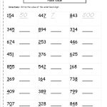 Second Grade Place Value Worksheets   Printable Place Value Puzzles