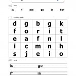 Sight Words Crossword Puzzle (With, He, Are, In, Was, This) | A To Z   Crossword Puzzle 1St Grade Printable