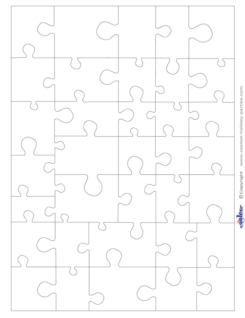 Small Blank Printable Puzzle Pieces | Printables | Printable Puzzles - Printable Images Of Puzzle Pieces