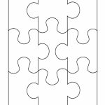 Small Puzzle Pieces Template   8 Piece Puzzle Printable