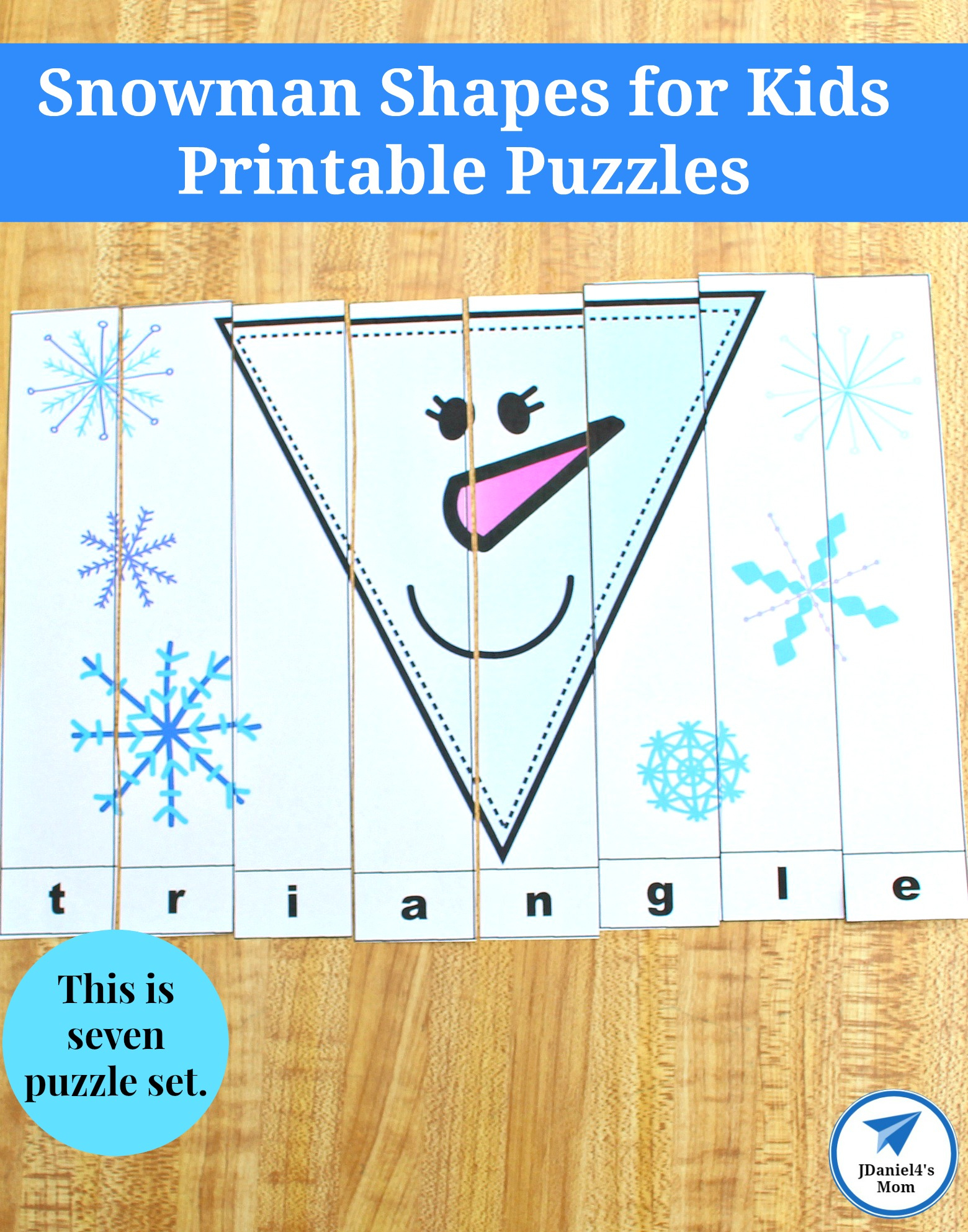Snowman Shapes For Kids Printable Puzzles - Jdaniel4S Mom - Printable Snowman Puzzle