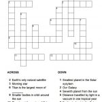 Solar System Cross Word Puzzle |  Puzzle 2 Previous Solar System   Printable Crossword Puzzle Pdf