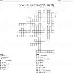 Spanish Crossword Puzzle Crossword   Wordmint   Printable Spanish Crossword Puzzle Answers