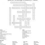 Spanish Greetings Crossword Puzzle Crossword   Wordmint   Printable Spanish Crossword Puzzle Answers