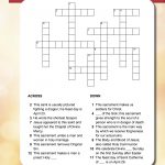 St George & Sacraments Crossword   | Printable Activities For Kids   Printable Holy Week Crossword Puzzle
