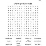 Stress Word Search For Words – Jerusalem House   Printable Stress Management Crossword Puzzle