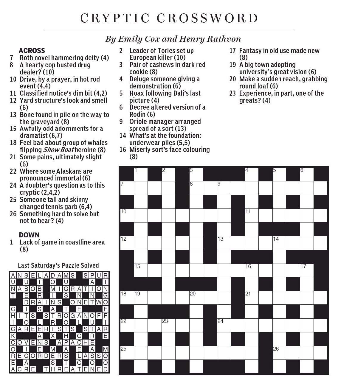 Style Of Dance Crossword Clue - Printable Crossword Puzzles By Eugene Sheffer