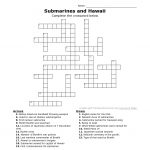 Submarine Printable Crossword Puzzle For All Ages! Whether You Have   Printable Crossword Puzzles For December 2017