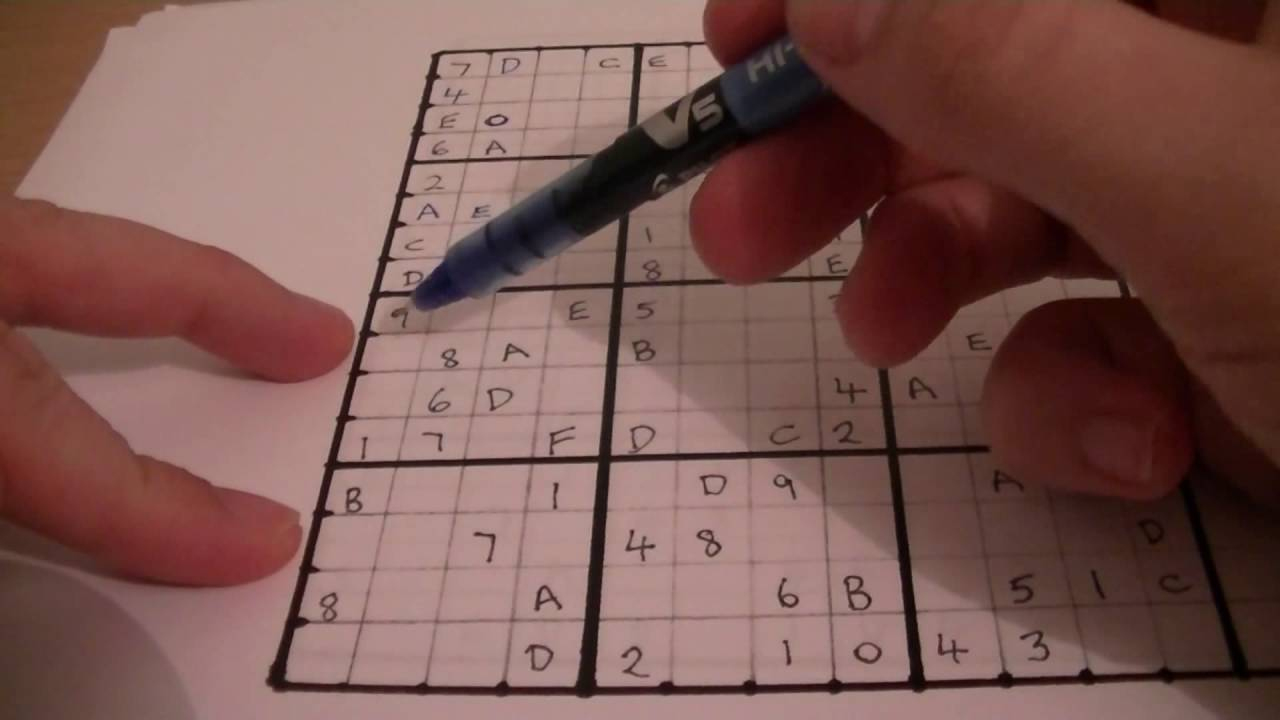 Sudoku 16 X 16 Printable - Printable Hexadoku Puzzles
