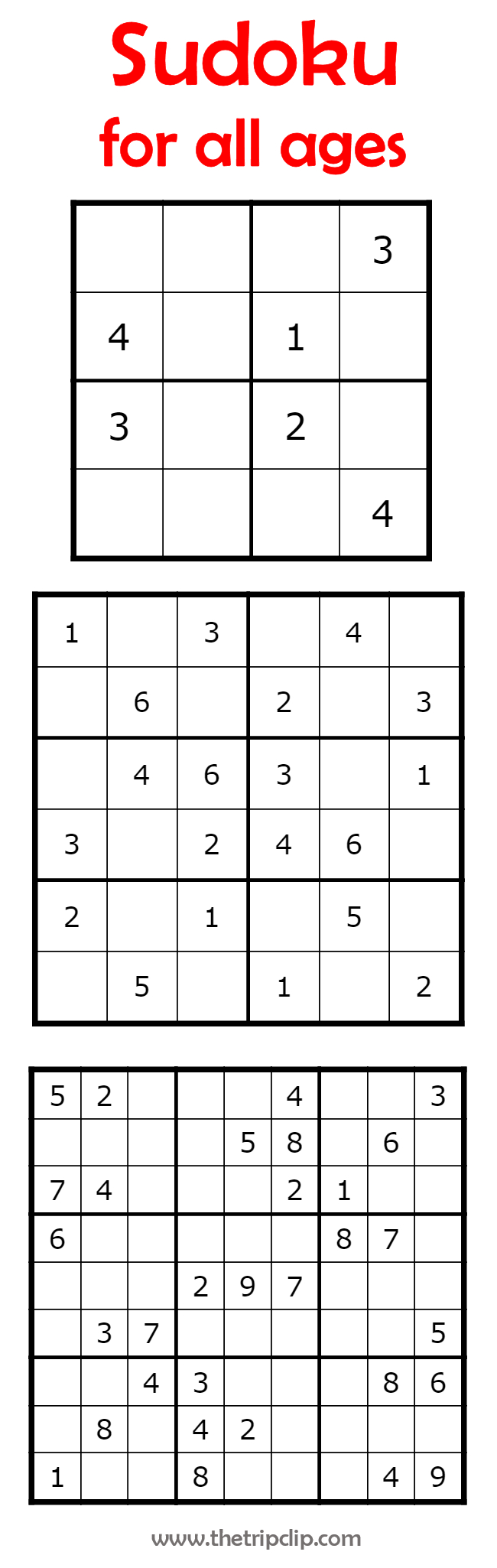Sudoku For All Ages Plus Lots Of Other Printable Activities For Kids - Printable Kenken Puzzles 9X9