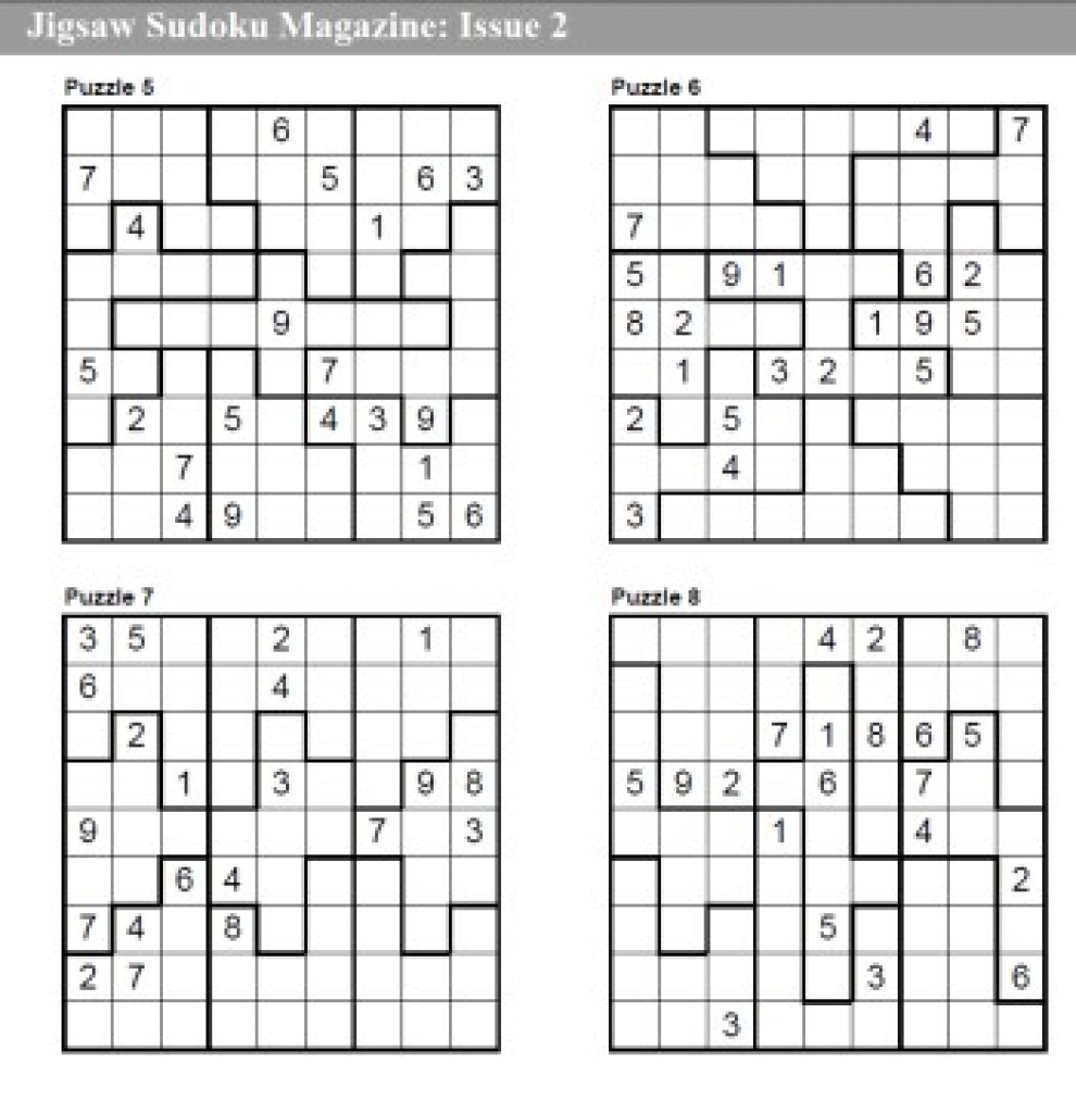 Hard Puzzle Free Sudoku Puzzles Printable Sudoku 4 Per Printable 