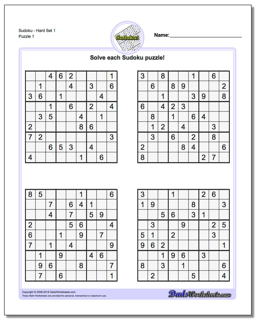 Sudoku Puzzles Printable | Ellipsis - Printable Crossword Sudoku Puzzles