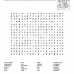 Summer Word Search Puzzle   Free Printable   Allfreeprintable For   Sun Crossword Printable Version