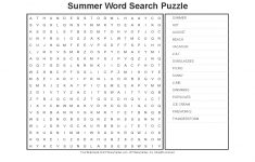 Printable Beach Crossword Puzzles