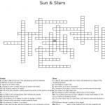 Sun & Stars Crossword   Wordmint   Printable Sun Crossword