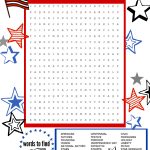Superstar Celebration: July 4Th Word Search Printable | Scholastic   Printable 4Th Of July Crossword Puzzle