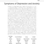 Symptoms Of Depression And Anxiety Word Search   Wordmint   Printable Stress Management Crossword Puzzle
