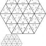 Tarsia Negative Numbers Pdf | The Number System | Negative Numbers   Printable Tarsia Puzzle