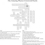 The Amazing Physics Crossword Puzzle Crossword   Wordmint   Physics Crossword Puzzles Printable With Answers