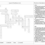 The Beauty Of Art Crossword Puzzle Worksheet   Free Esl Printable   Free Printable Crossword Puzzles High School