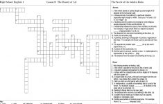 Printable Puzzles For High School
