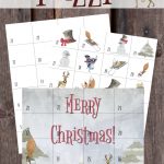 The Life Of Jennifer Dawn: Christmas Advent Calendar Puzzle   Printable Advent Puzzle