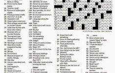 Will Shortz Crossword Puzzles Printable