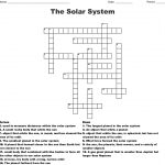 The Solar System Crossword   Wordmint   Solar System Crossword Puzzle Printable