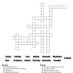 The Weekcom Puzzles Math Thanksgiving Crossword Puzzle Crosswords   Printable Crossword For Grade 6