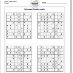 These Printable Sudoku Puzzles Range From Easy To Hard, Including   Printable Sudoku Puzzles For Adults