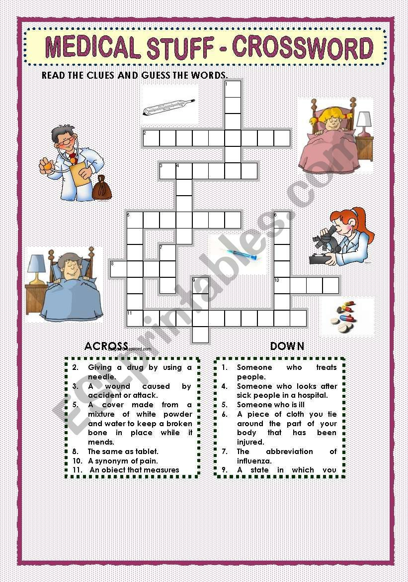 This Crossword Puzzle Was Created With Eclipse Crossword. | Nurses - Nursing Crossword Puzzles Printable