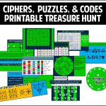 This Printable Treasure Hunt Is All About Ciphers, Puzzles, And   Printable Escape Room Puzzle