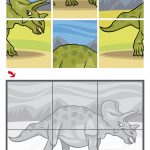 Triceratops Dinosaur Jigsaw Puzzle | Free Printable Puzzle Games   Printable Dinosaur Puzzle